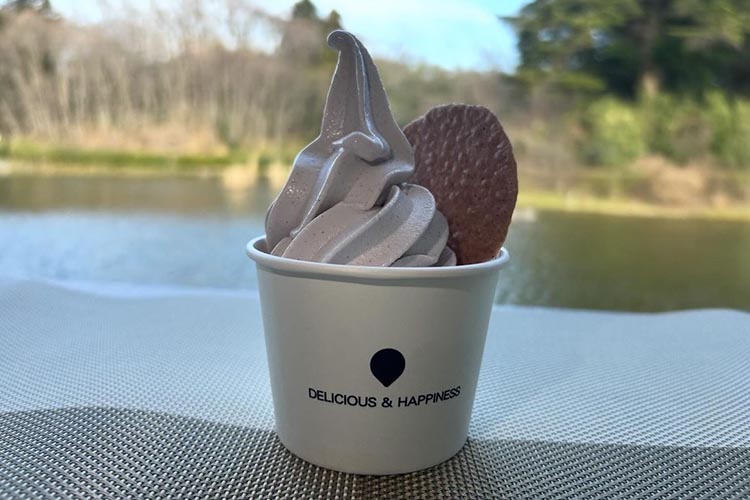 古代米甘酒ソフトクリーム